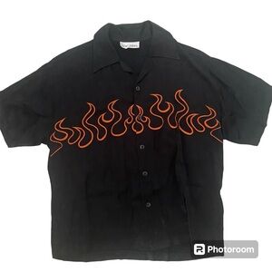 Deville Men’s Flames Shirt Sleeve Shirt